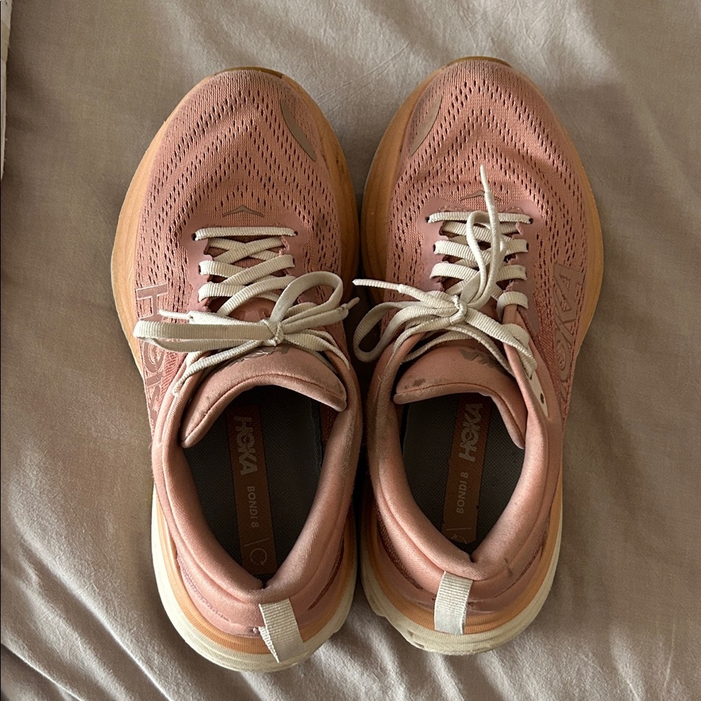 Hoka Women's Athletic Shoes sandstone cream
